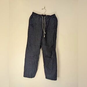 Roots Dark Blue Elastic Waist Pants